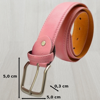 Gürtel in verschiedenen Farben Freizeit Buisness Party Gürtel in verschiedenen Längen (rosa)